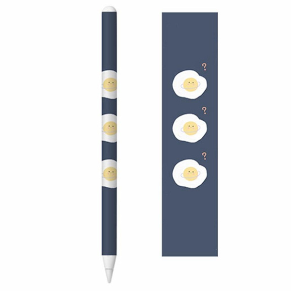 Apple Pencil 2 coolt klistermärke - Tredubbla Ägg Blå