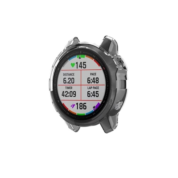 Garmin Fenix 6S / 6S Pro läpinäkyvä suojus - Läpinäkyvä Transparent