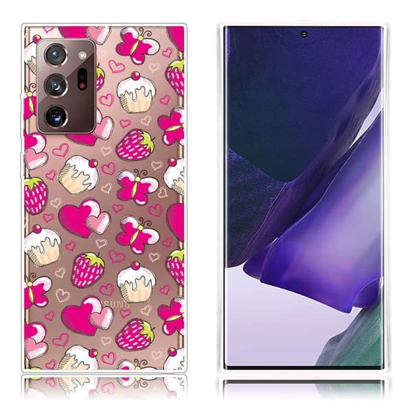 Deco Samsung Galaxy Note 20 Ultra cover - Pink Pink