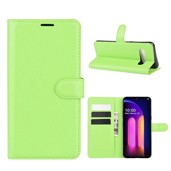 Classic LG V60 ThinQ 5G Flip Etui - Grøn Green