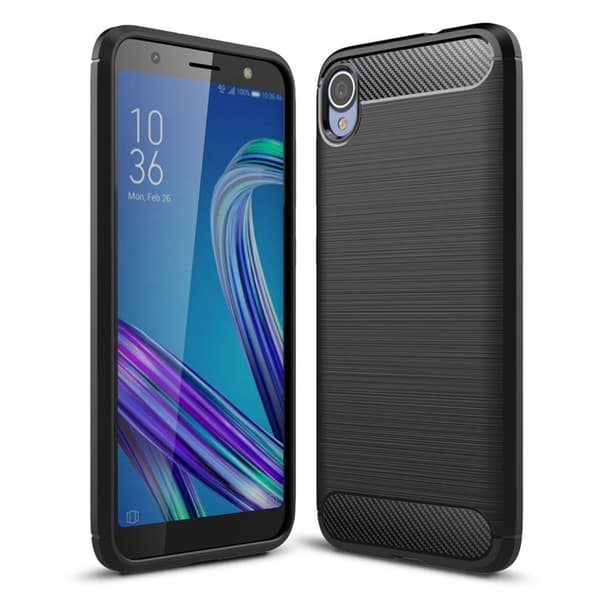 Carbon Flex ASUS Zenfone Live L1 kuoret - Musta Black