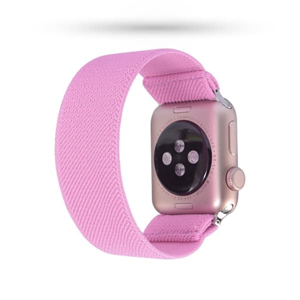 Apple Watch Series 5 40mm solid color nylon watch band - Light Pink Rosa