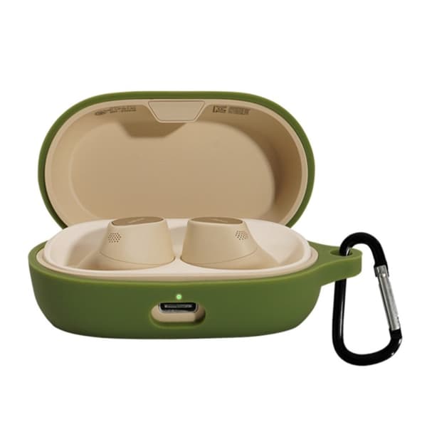 Jabra Elite 7 / 7 Pro silikoneopladningsetui - Grøn Green