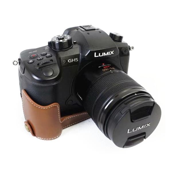 Panasonic DMC-GH5GK kameraskydd konstläder underdel - Brun Brun