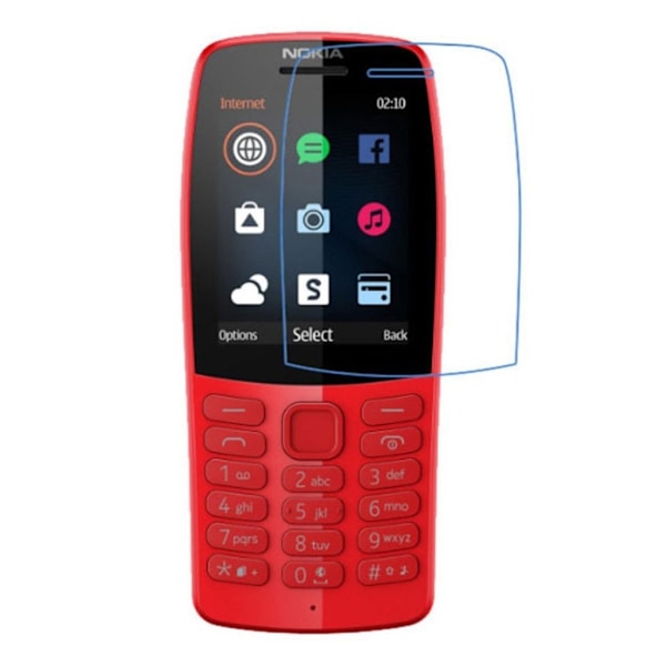 Nokia 210 kirkas HD näytönsuoja Transparent