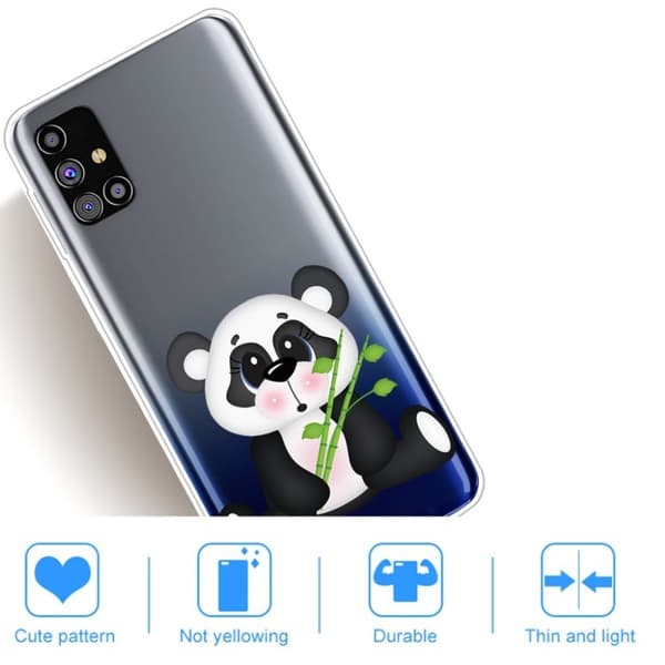 Deco Samsung Galaxy M31s cover - Sort Black