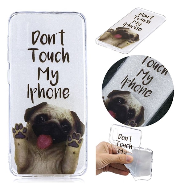 Samsung Galaxy A50 mønstret etui - Skøn Hund Multicolor