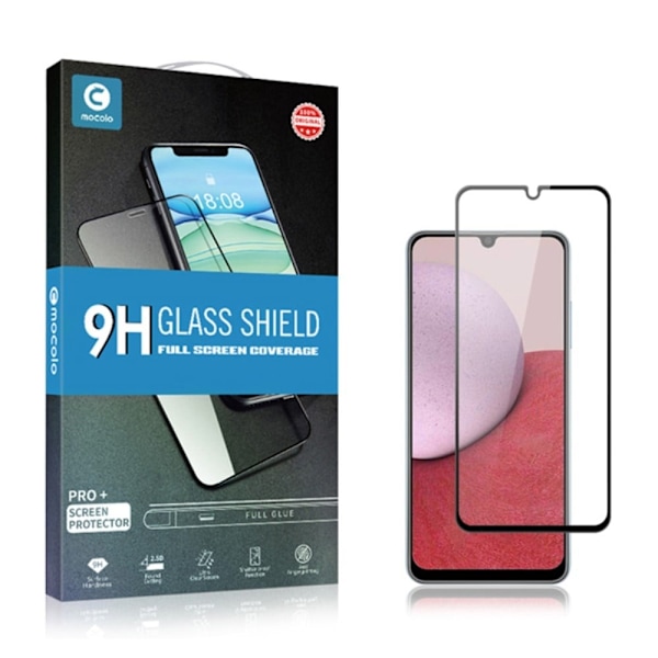 MOCOLO HD skærmbeskytter i hærdet glas til Samsung Galaxy A14 - Sort Udgave Transparent