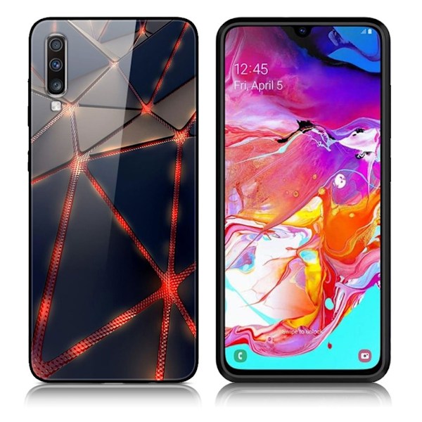 Fantasy Samsung Galaxy A70 deksel - Steel Wire Multicolor