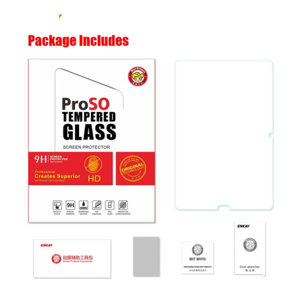 ENKAY Huawei MatePad 10.8 karkaistua lasia näytön suojakalvo Transparent