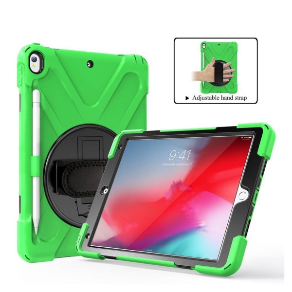 iPad Air (2019) X-Shape roterbart fodral - Grön Grön