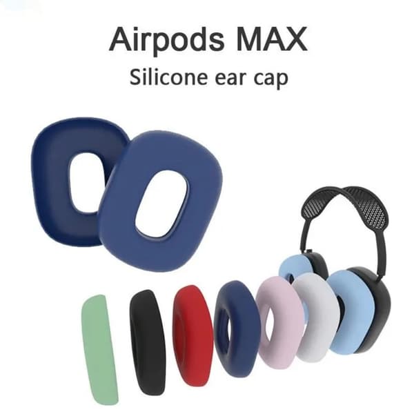 1 pari Airpods Max silikoni korvapehmuste - Sininen Blue