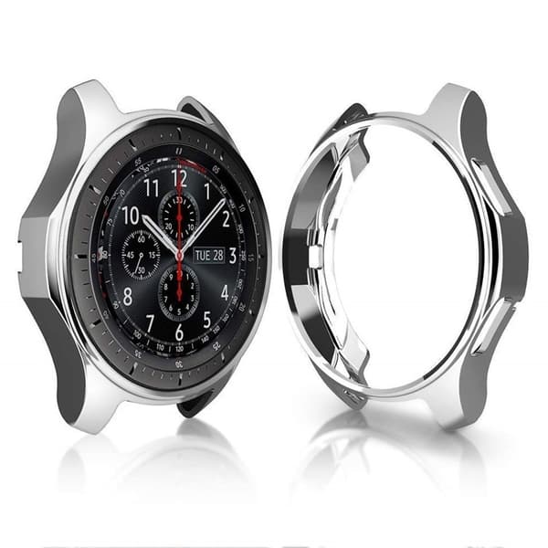 Samsung Gear S3 Frontier / Classic / Galaxy Watch (46mm) Galvanisering Etui - Sølv Silver grey
