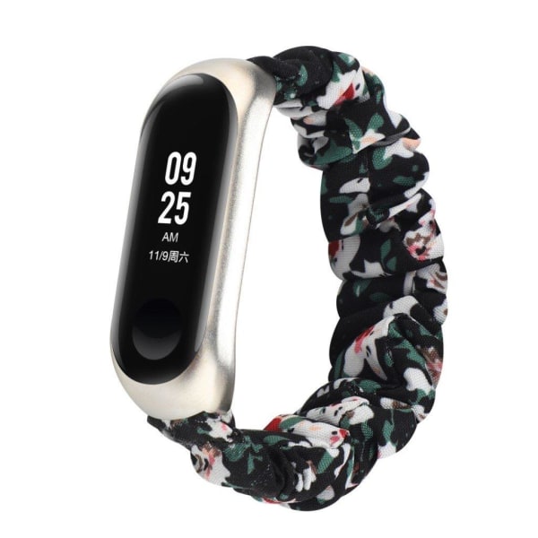 trasa tryckning style klockarmband för Xiaomi Mi Smart Band 4 / 3 - färgglada blommor multifärg