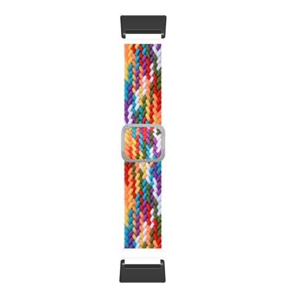 Xiaomi Redmi Watch elastiskt klockarmband i nylon - Regnbågsfärg multifärg