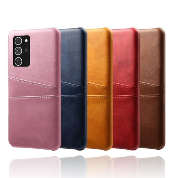 Dual Card Etui Samsung Galaxy Note 20 - Sort Black