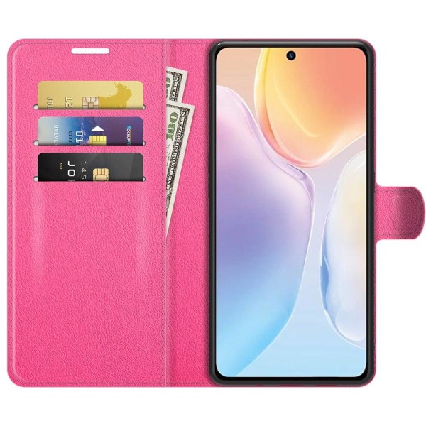 Classic Vivo X70 Flip Etui - Rose Pink