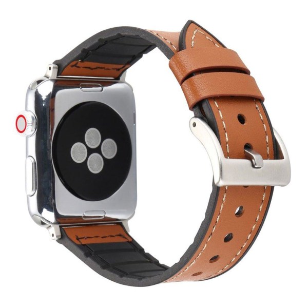 Apple Watch Series 4 40mm Læderbelagt Urrem - Lysebrun Brown