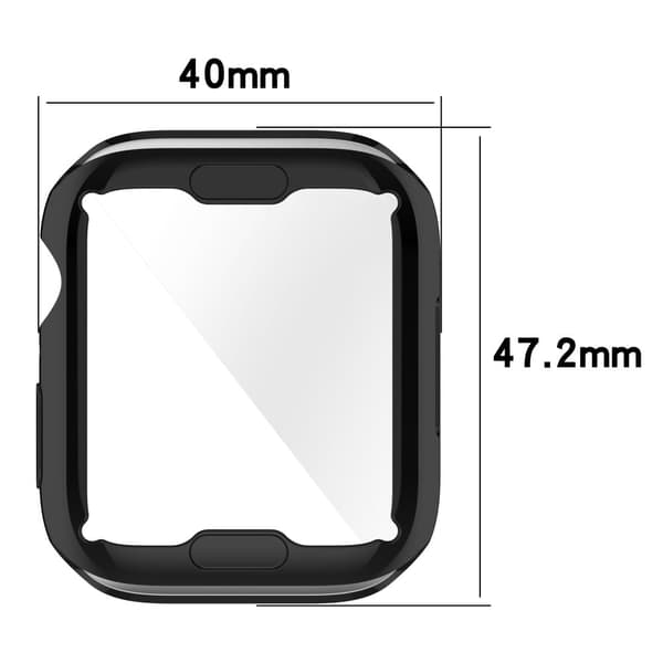 Apple Watch (45 mm) stilfuldt TPU-cover - Lyserød Pink