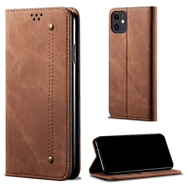 Jeans iPhone 13 Mini fodral - Brun Brun