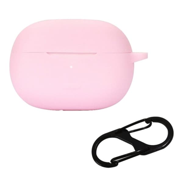 Xiaomi Redmi Buds 4 Pro silikonveske med spenne - Rosa Pink