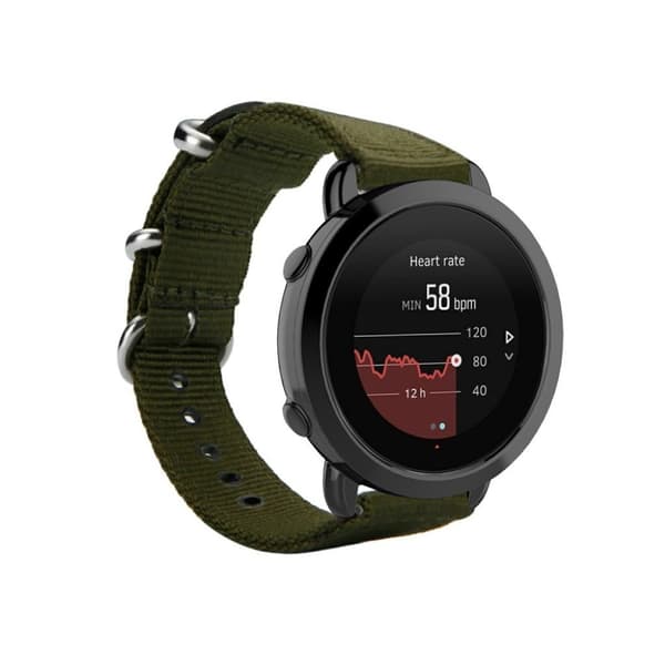 Suunto 3 nylonkellonauha - Armeijan Vihreä Green