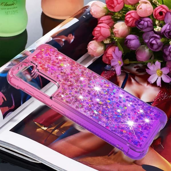Princess Samsung Galaxy S21 Deksel - Rosa / Lilla