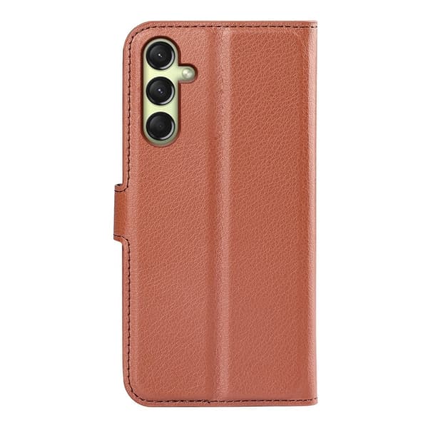 Klassisk Samsung Galaxy A16 flip etui - Brun Brown