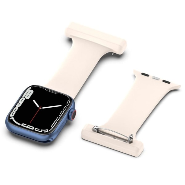 Apple Watch Series 8 (45mm) / Watch Ultra silicone watch hanging White