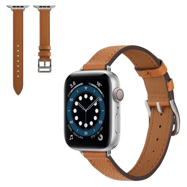 Apple Watch 40mm nahkaranneke - Ruskea Brown