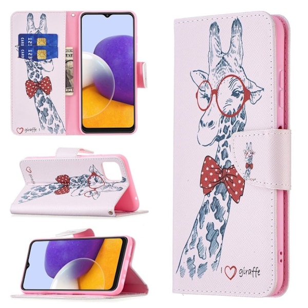 Wonderland Samsung Galaxy A22 5G fodral -Rosa Rosa