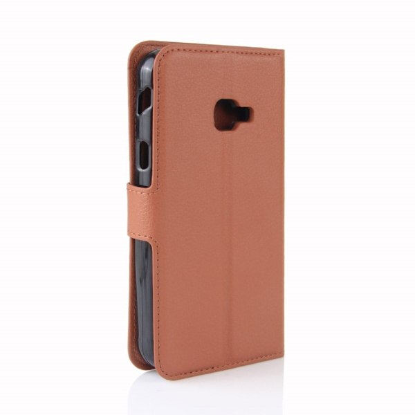 Samsung Xcover 4 trendikäs nahkakotelo - Ruskea Brown