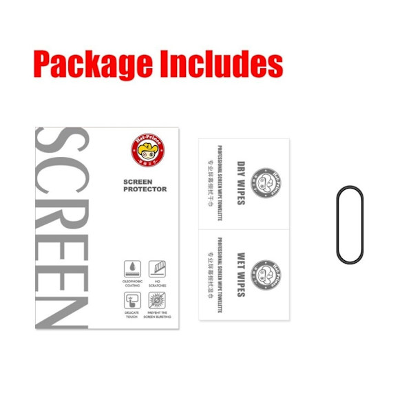 HAT PRINCE 3D Xiaomi Mi Smart Band 4 tempered glass screen protector Transparent