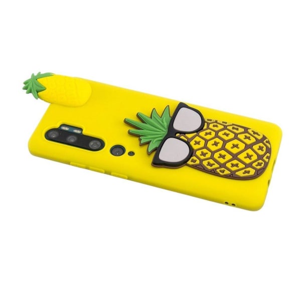 Cute 3D Xiaomi Mi Note 10 cover - Ananas Yellow