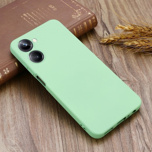 Matte Liquid Realme 10 4G silikone cover - Grøn Green