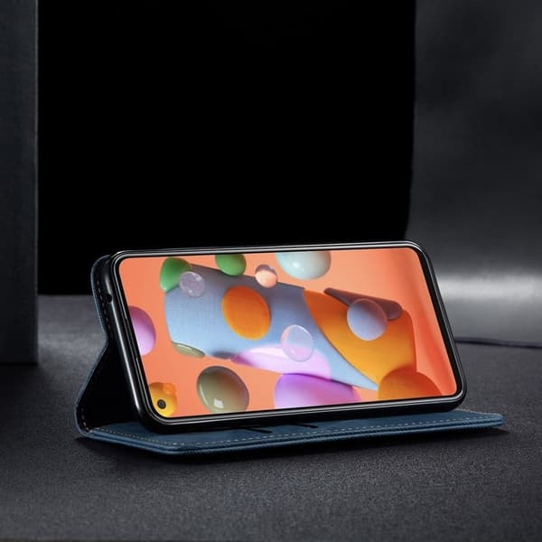 Jeans Samsung Galaxy A11 Flippetui - Blå Blue
