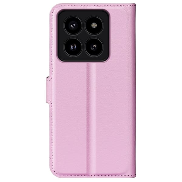 Classic Xiaomi 14 Pro flip kuoret - Pinkki Pink