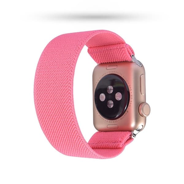 Apple Watch Series 5 40mm solid color nylon watch band - Watermelon Red Röd