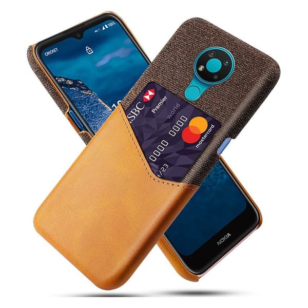 Bofink Nokia 3.4 korttikotelo - Ruskea Brown