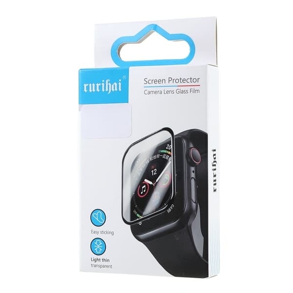 RURIHAI Apple Watch (41mm) 0.26mm HD 3D tempered glass screen protector Transparent