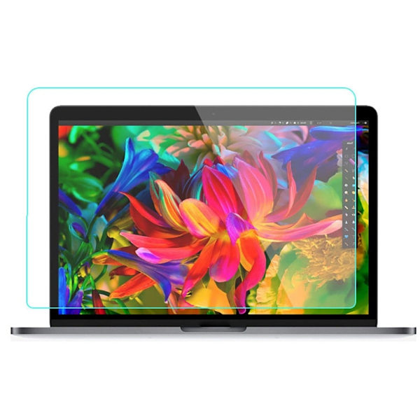 Skærmbeskyttelse til MacBook Pro 13 M1 (A2338, 2020) i hærdet glas Transparent