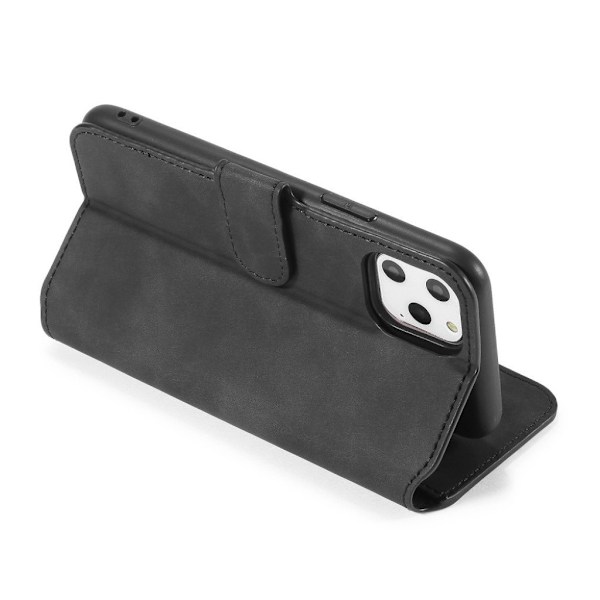 DG.MING iPhone 11 Pro Max Retro kotelot - Musta Black