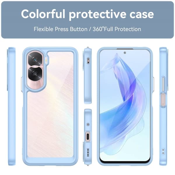 Honor 90 Lite / Honor X50i smart akryl cover - Blå Blue