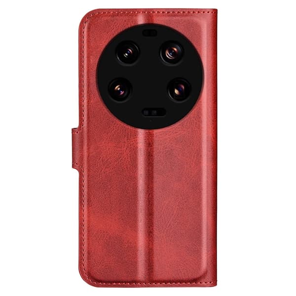 Læderetui med Pung til Xiaomi 13 Ultra - Rød Red