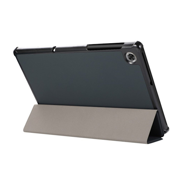 Lenovo Tab M10 FHD Plus tri-fold læder flip case - Sort Black