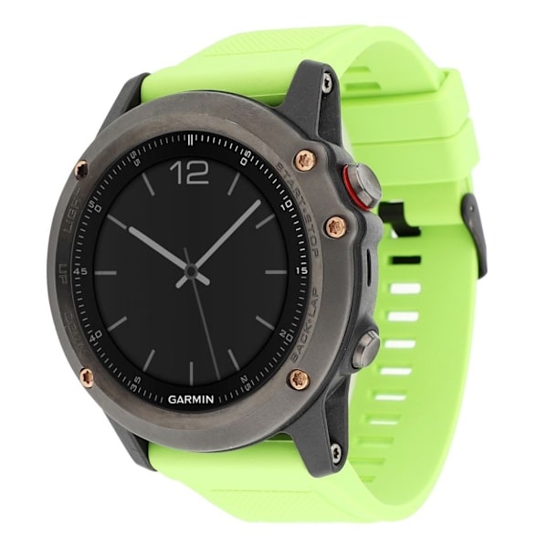 Garmin Fenix 5 22mm silikone Urrem - Grøn Green