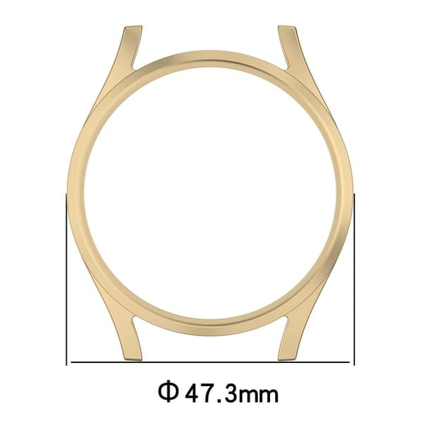 Samsung Galaxy Watch7 44mm Anti-Collision Bump Resistant Watch Case Hollow Protective Frame - Midnight Blue Blue