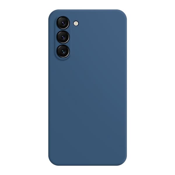 Mikrofiberforet blødt gummi Samsung Galaxy S24 cover - Blå Blue