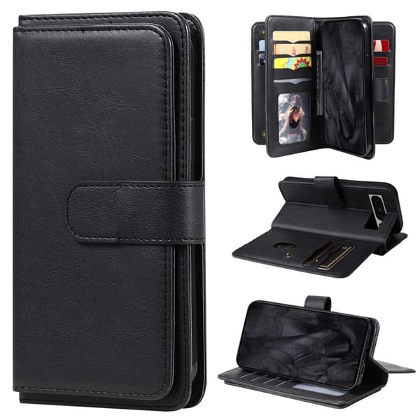 10-slot Lommebok Etui til Google Pixel 8 Pro - Svart Black