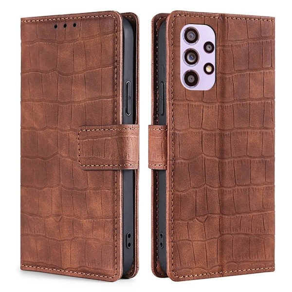 Croco Samsung Galaxy A33 5G skal - Brun Brun